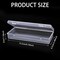 3Pack Small Plastic Storage Containers with Hinged Lids, Rectangle Clear Plastic Storage Containers Box for Beads Jewelry and Crafts Items